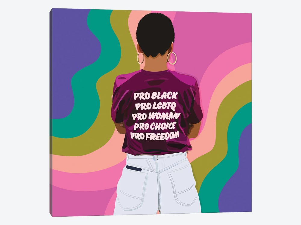 Pro Pride Month by Artpce 1-piece Canvas Print
