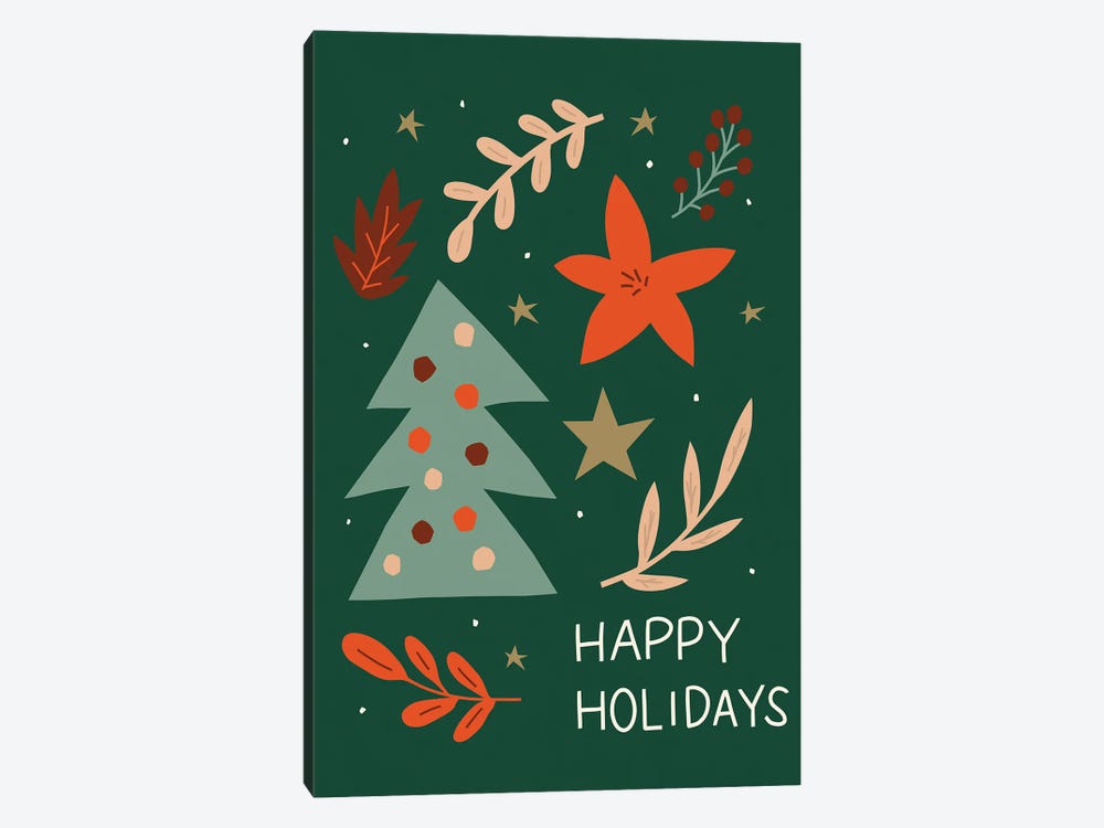 Happy Holidays by Amanda Houston 1-piece Canvas Print