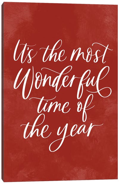 The Most Wonderful Time of the Year Canvas Art Print