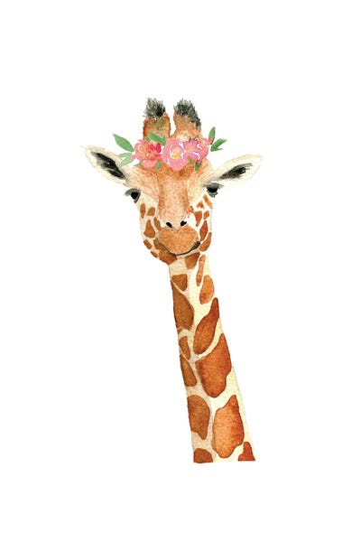 Pink Light Studio: Giraffe by Amanda Houston