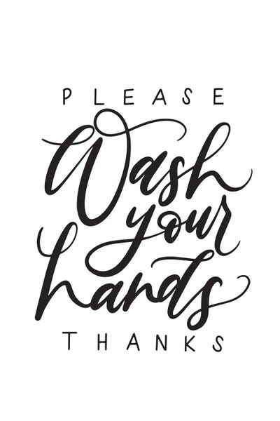 Pink Light Studio: Wash Your Hands by Amanda Houston