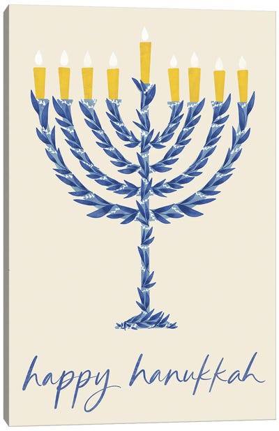 Happy Hanukkah II Canvas Art Print