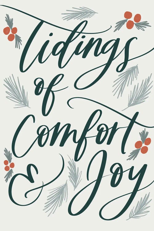Comfort and Joy by Amanda Houston wall art