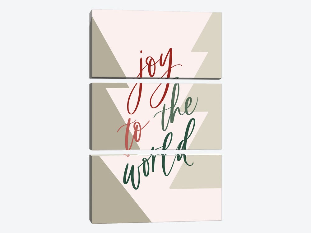 Joy to the World by Amanda Houston 3-piece Canvas Art Print