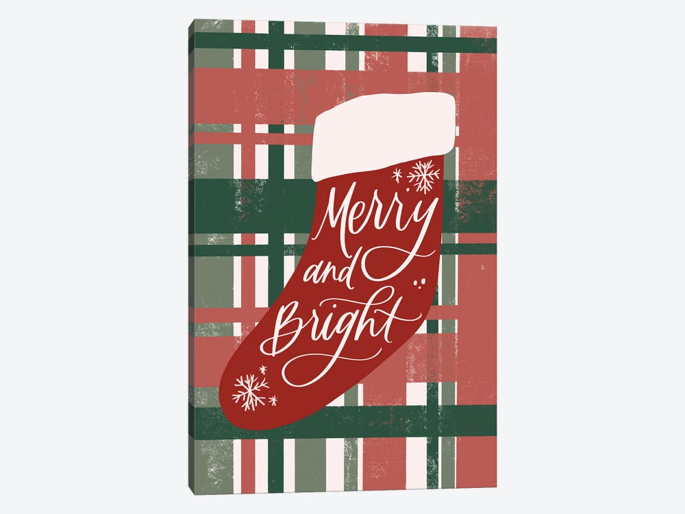 Merry and Bright by Amanda Houston 1-piece Canvas Artwork