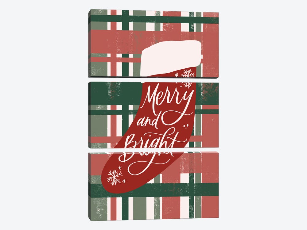 Merry and Bright by Amanda Houston 3-piece Canvas Artwork
