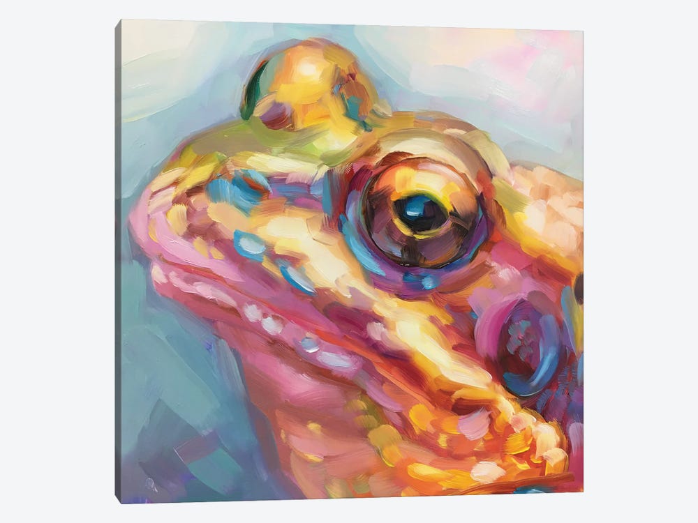 Frog Study IV by Holly Storlie 1-piece Canvas Art