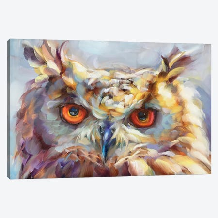 Owl Study XIV Canvas Print #HSR16} by Holly Storlie Canvas Print