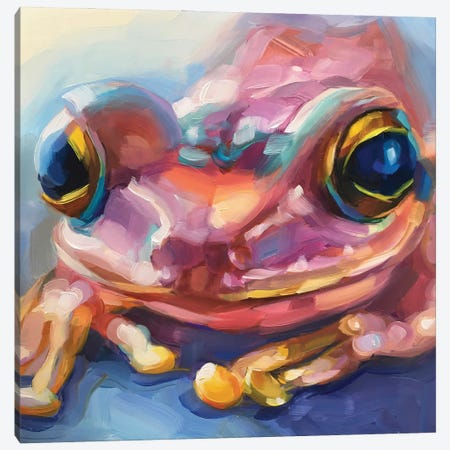 Mini Frog Study III Canvas Print #HSR21} by Holly Storlie Canvas Art Print