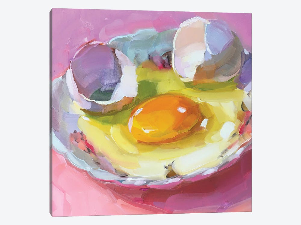 Mini Egg Study by Holly Storlie 1-piece Canvas Art