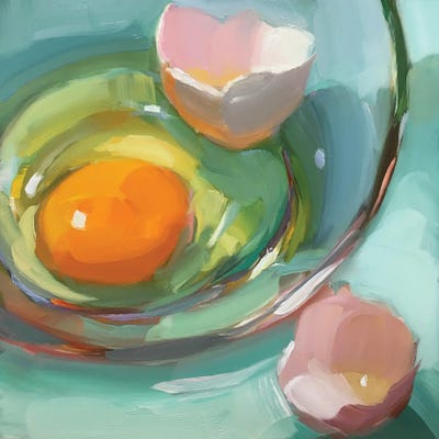 Egg Study IV Canvas Art Print by Holly Storlie | iCanvas