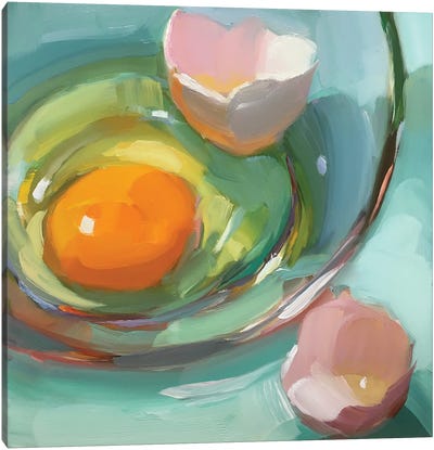 Egg Study IV Canvas Art Print - Holly Storlie