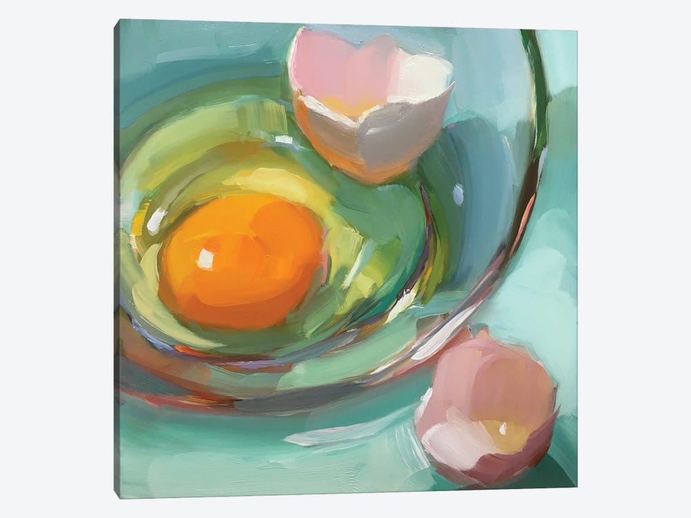 Egg Study IV by Holly Storlie 1-piece Canvas Art Print