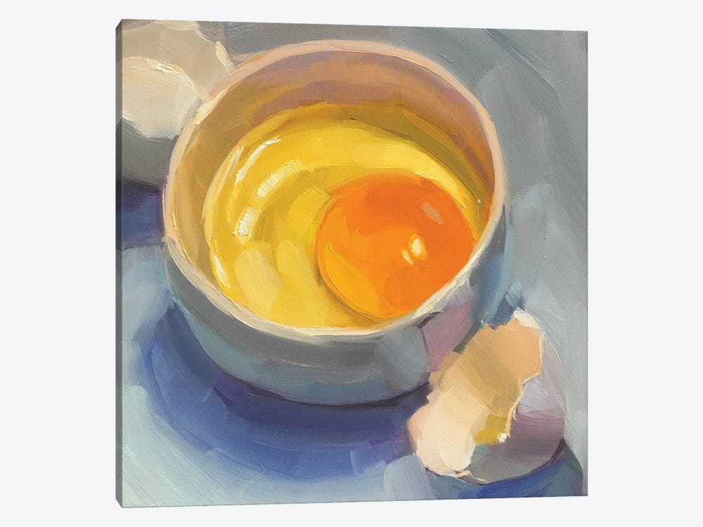 Egg Study II by Holly Storlie 1-piece Canvas Wall Art