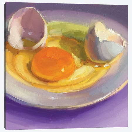 Egg Study V Canvas Print #HSR34} by Holly Storlie Canvas Print
