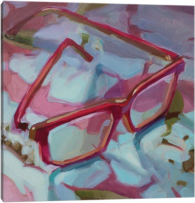 Glasses Study Canvas Art Print - Holly Storlie