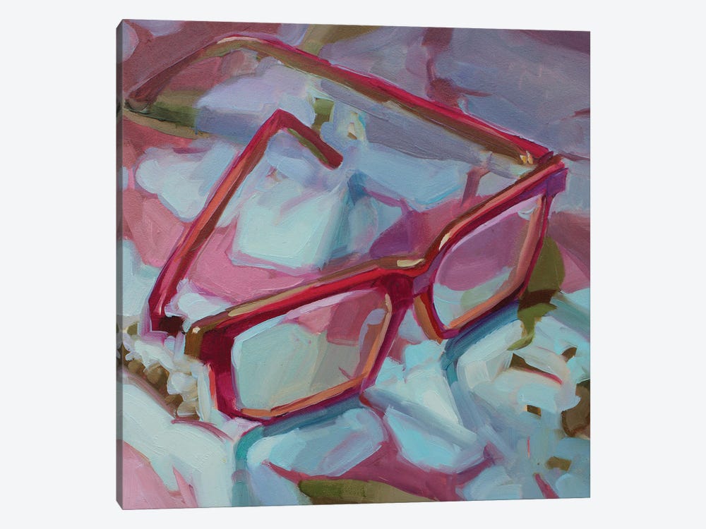 Glasses Study by Holly Storlie 1-piece Canvas Wall Art