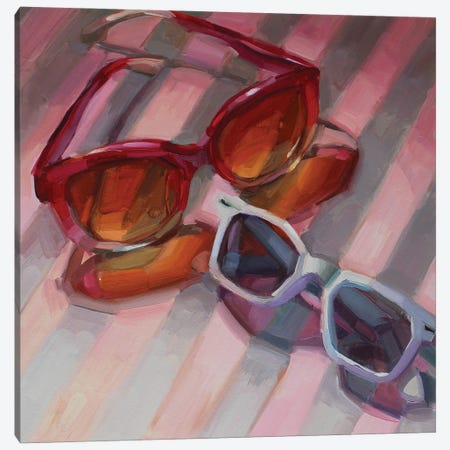 Sunglasses Canvas Print #HSR57} by Holly Storlie Canvas Print