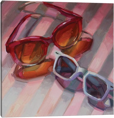 Sunglasses Canvas Art Print - Barbiecore