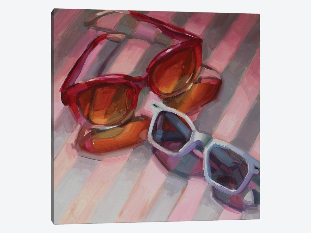 Sunglasses by Holly Storlie 1-piece Canvas Artwork