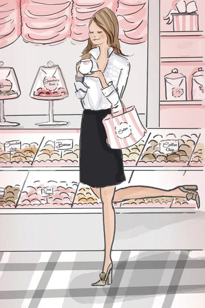 At The Sweet Shop by Heather Stillufsen canvas print