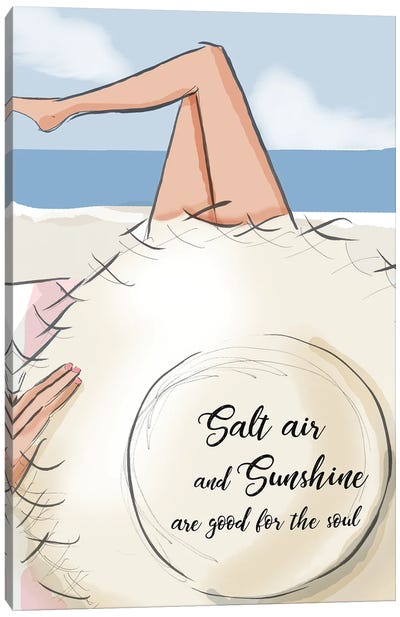 Salt Air And Sunshine II Canvas Art Print - Heather Stillufsen