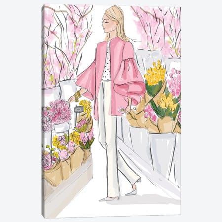 Spring Blooms Canvas Print #HST121} by Heather Stillufsen Canvas Art Print