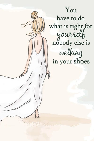 Walking In Your Shoes by Heather Stillufsen canvas print