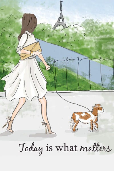 Weekend In Paris by Heather Stillufsen framed wall art