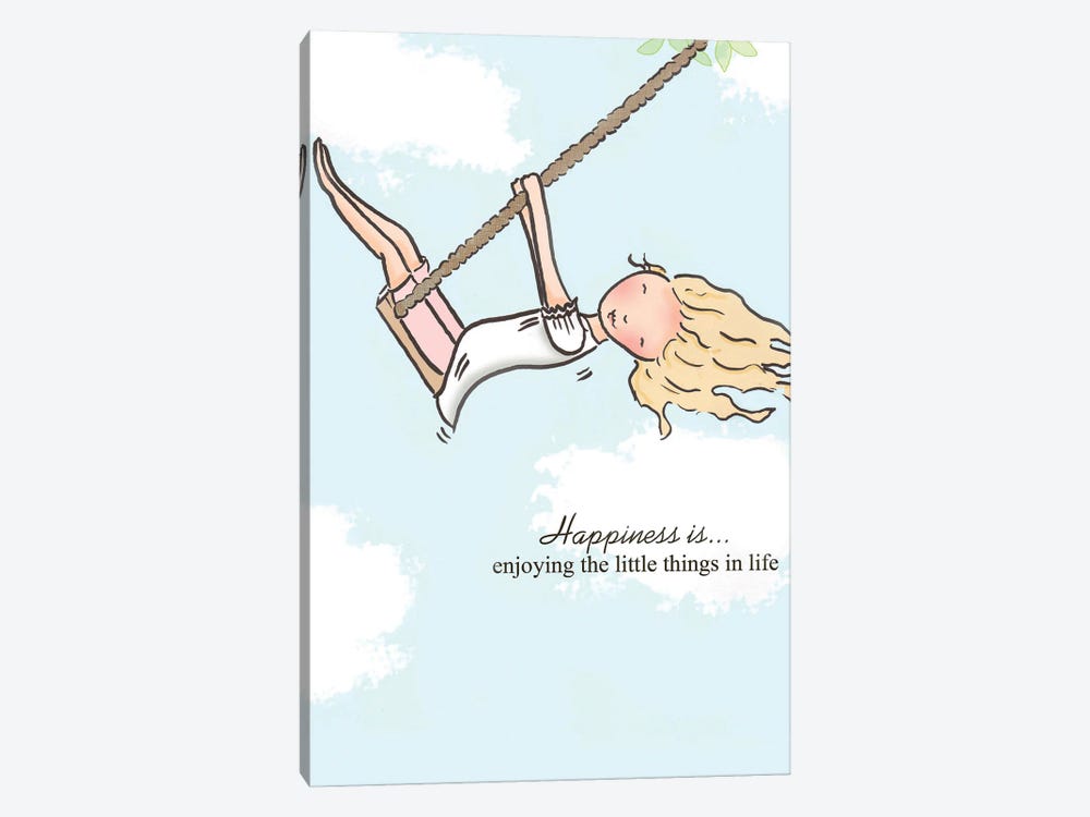 Happiness Is Enjoying The Little Things In Life by Heather Stillufsen 1-piece Art Print