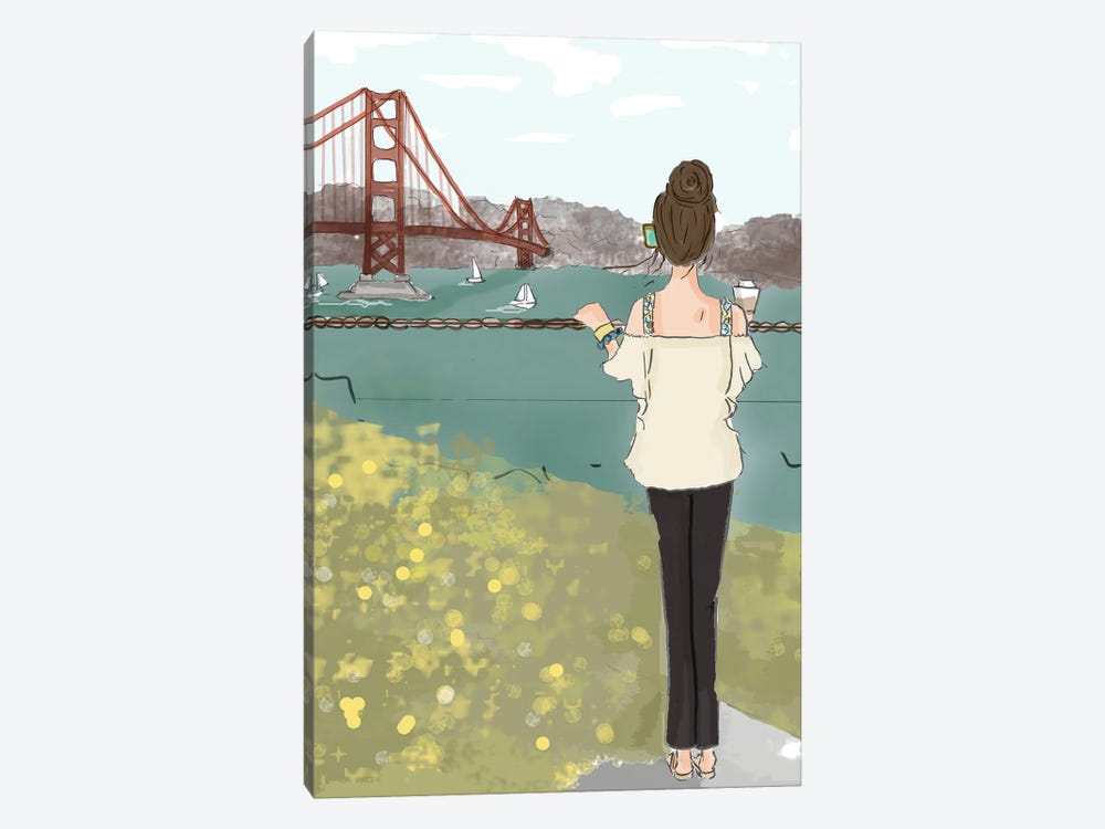 Weekend In San Francisco by Heather Stillufsen 1-piece Canvas Print