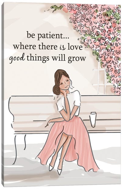Where There Is Love Good Things Will Grow Canvas Art Print - Heather Stillufsen