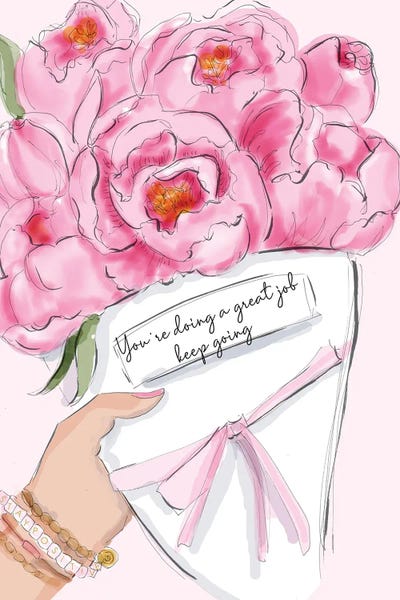 You're Doing A Great Job by Heather Stillufsen canvas print