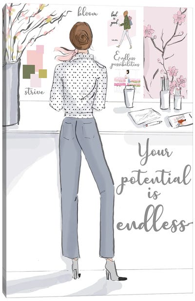 Your Potential Is Endless Canvas Art Print