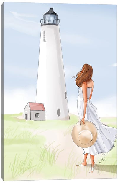 Lighthouse Canvas Art Print - Hat Art