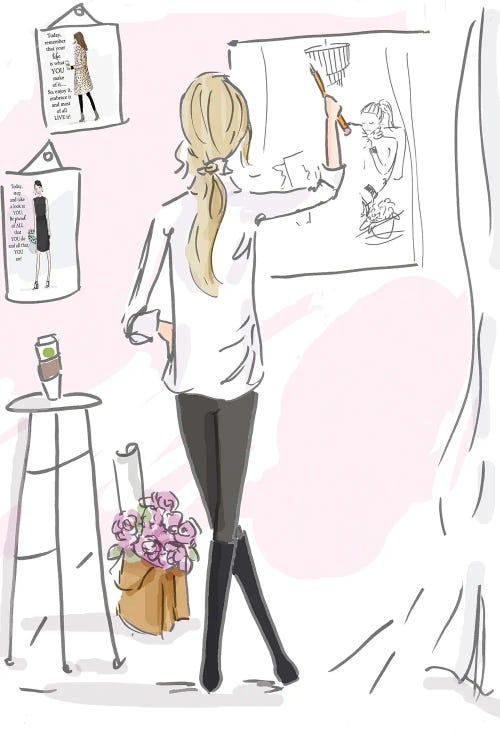 A Girl With A Passion Is...No Text by Heather Stillufsen wall art