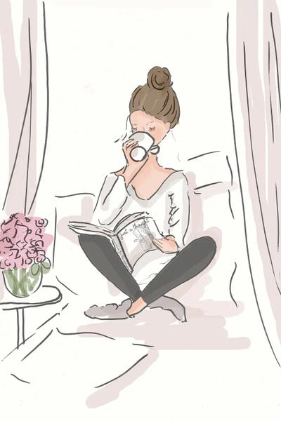 Reading: Coffee First No Text by Heather Stillufsen