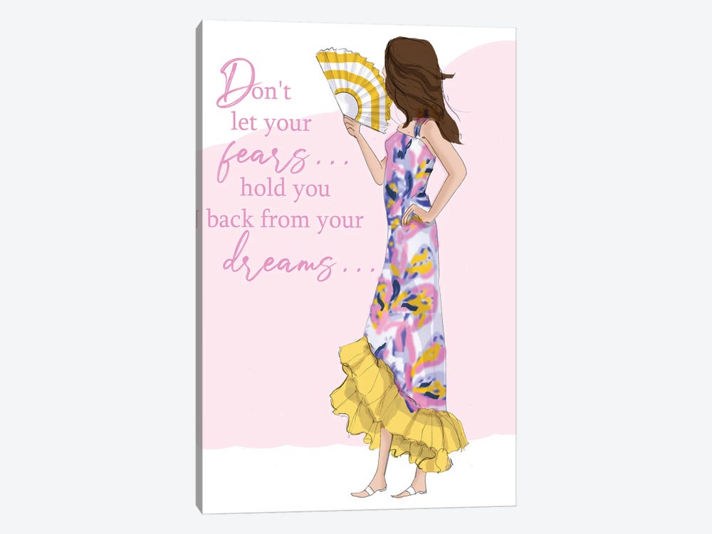 Don't Let Your Fears Hold You Back by Heather Stillufsen 1-piece Art Print