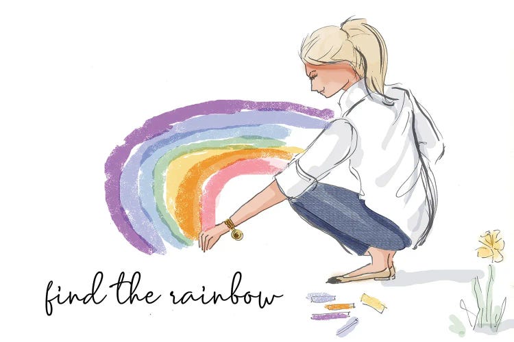 Find The Rainbow by Heather Stillufsen wall art