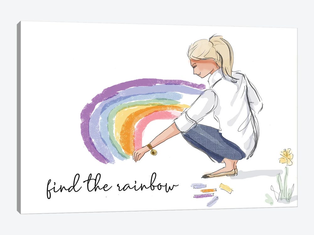 Find The Rainbow by Heather Stillufsen 1-piece Art Print