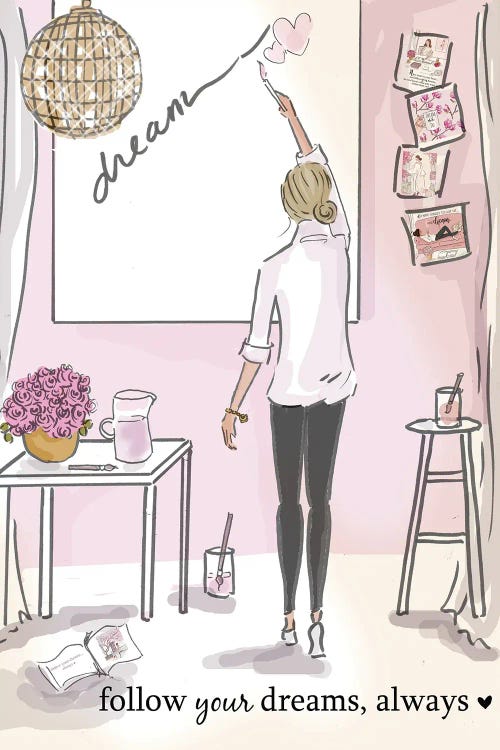 Follow Your Dreams by Heather Stillufsen wall art