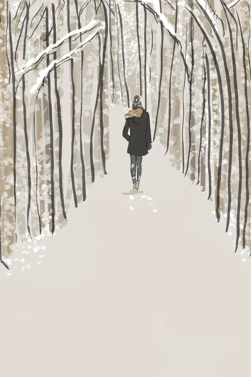 A Walk In The Woods Is....Notext by Heather Stillufsen wall art