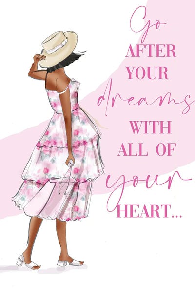 Go After Your Dreams by Heather Stillufsen canvas print