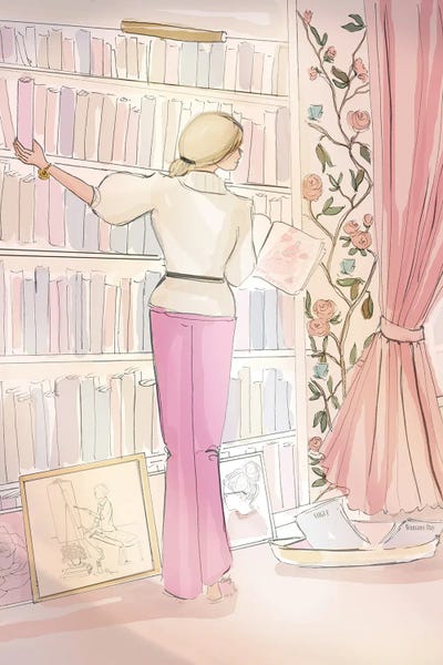 In The Rose Library by Heather Stillufsen framed wall art