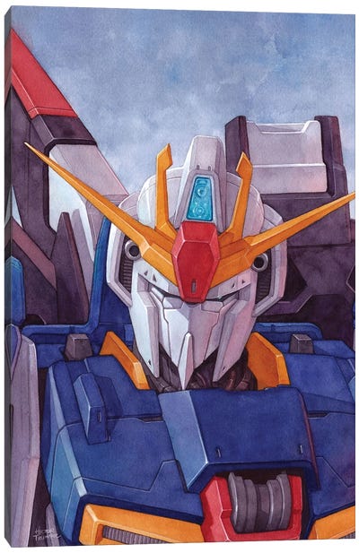 Gundam Zeta Canvas Art Print - Hector Trunnec
