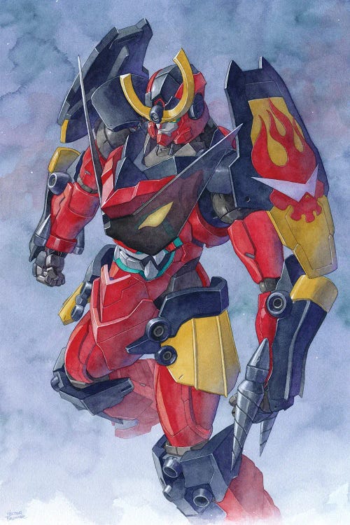 Gurren Lagann by Hector Trunnec wall art