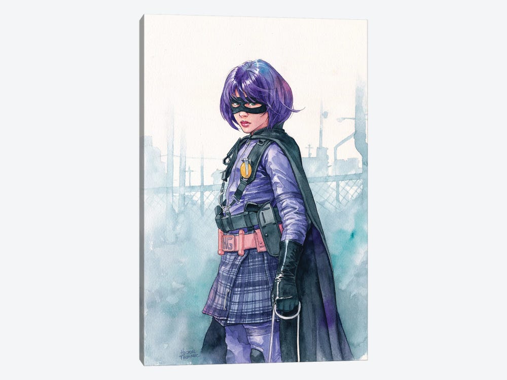 Hit Girl by Hector Trunnec 1-piece Canvas Print