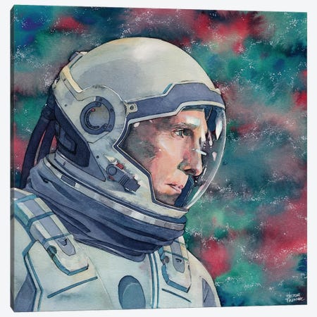 Interstellar Canvas Print #HTT17} by Hector Trunnec Canvas Wall Art