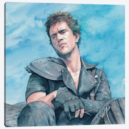 Mad Max Canvas Print #HTT20} by Hector Trunnec Canvas Wall Art