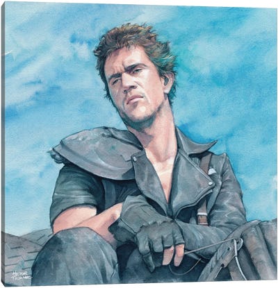 Mad Max Canvas Art Print - Mel Gibson